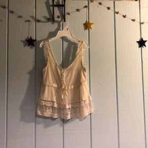 Lace tank top